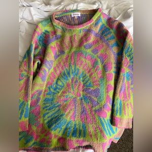 Verge girl 8 birdies tie dye sweater